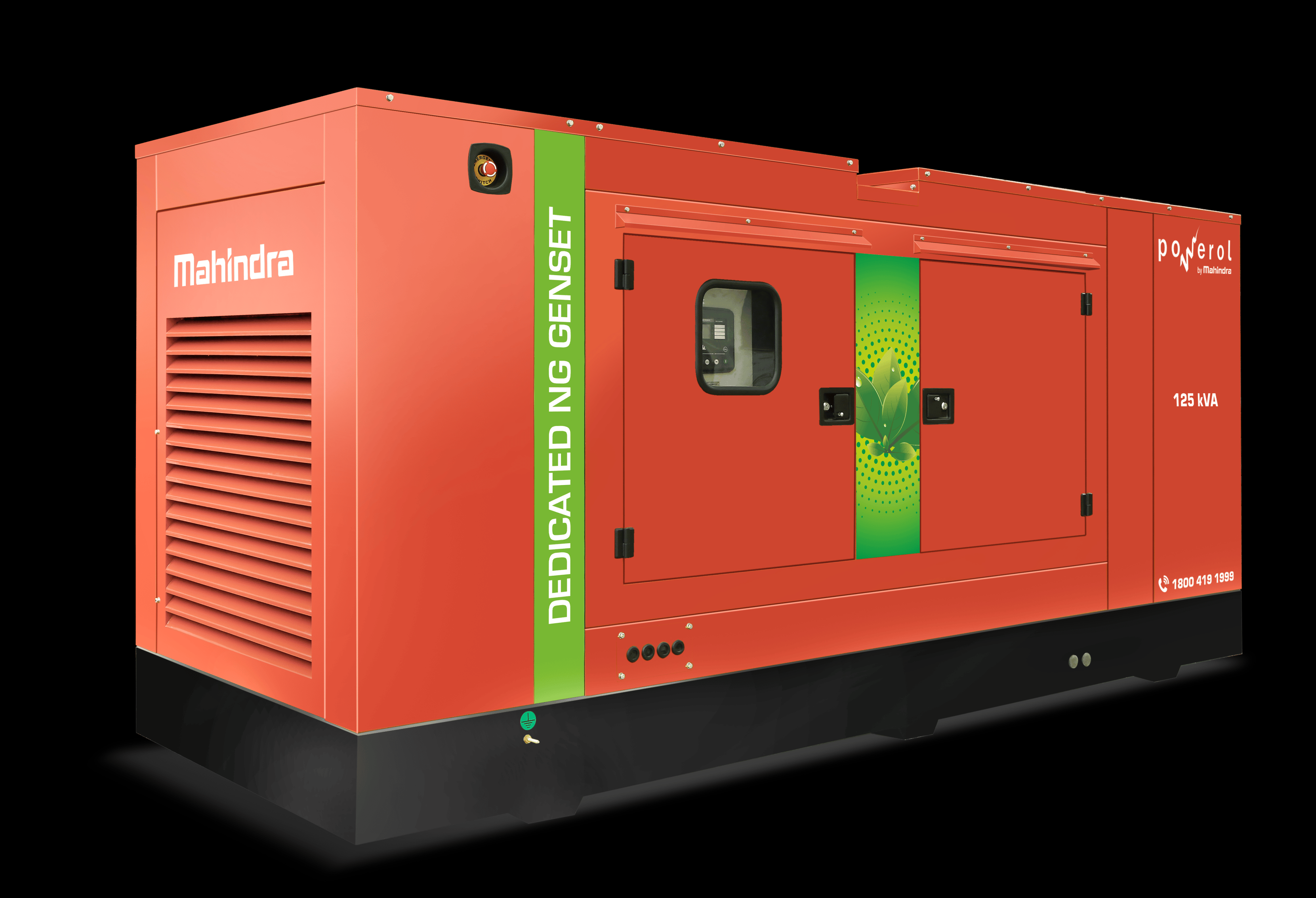 Products 10 diesel generators ranging from 10 kVA to 125 kVA