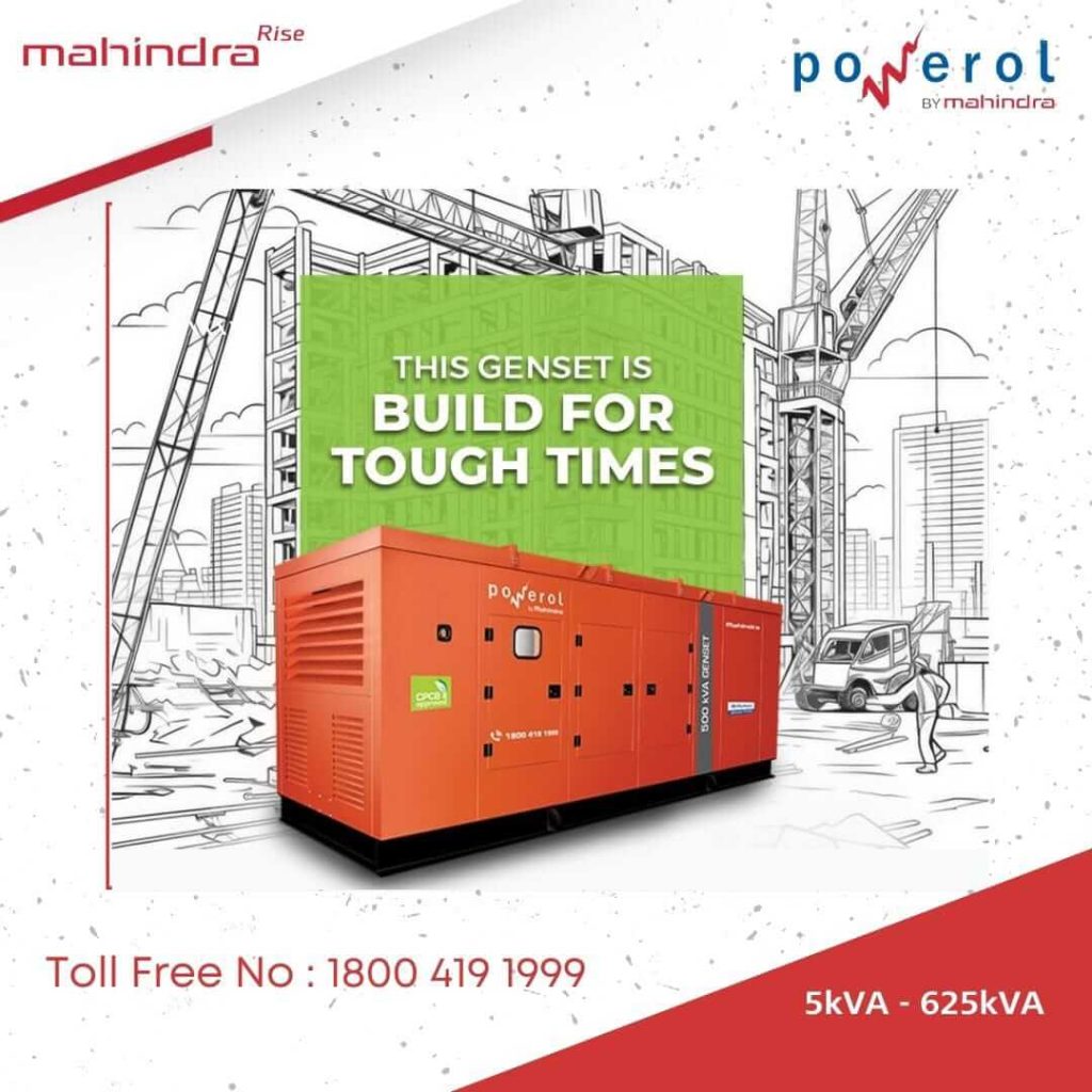 Why choose us - Mahindra powerol Gensets build to last longer