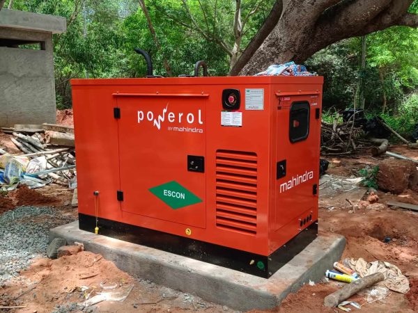 Our Customers 2 Mahindra Powerol Genset installation site